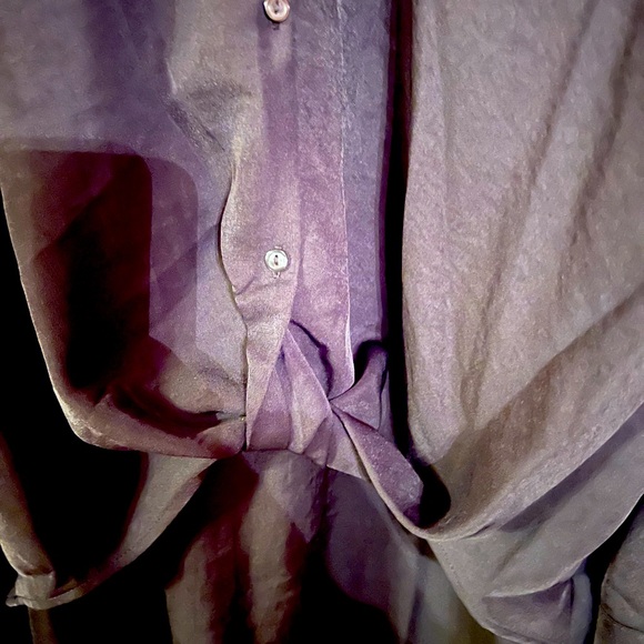 Scoop NYC partial button down shirt - Picture 2 of 4